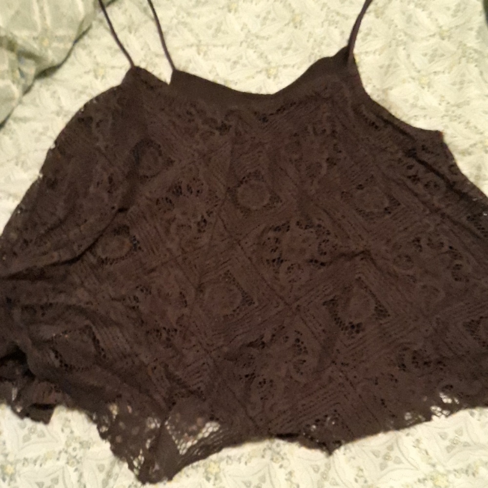 Lace crop top